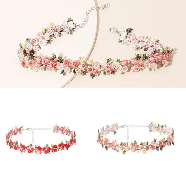 chokers women summer boho embroidery flower choker cloth fabric art silver plated alloy necklace fashion romantic jewelry collars girls, Golden;silver
chokers women summer boho embroidery flower choker cloth fabric art silver plated alloy necklace fashion romantic jewelry collars girls, Golden;silver