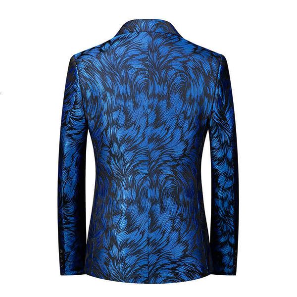 men's suits & blazers pijtrl menswear, violet floral, jacquard, jacket, groom, wedding party, prom dress, tuxedo, slim dress for singer, White;black 
men's suits & blazers pijtrl menswear, violet floral, jacquard, jacket, groom, wedding party, prom dress, tuxedo, slim dress for singer, White;black