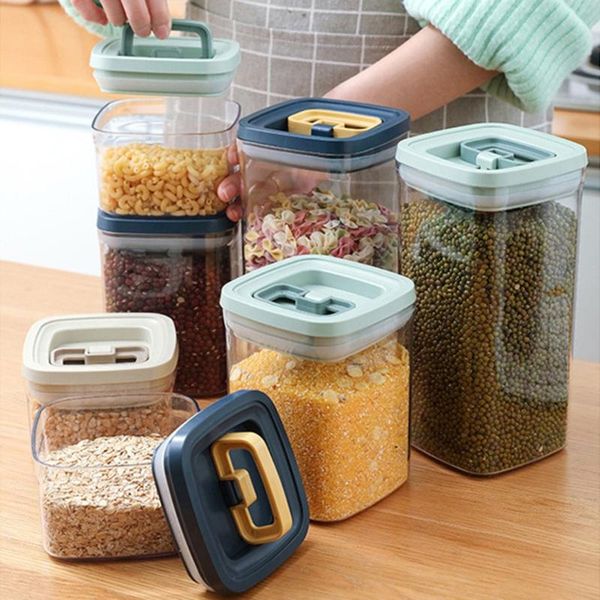 storage bottles & jars 550/1300/2000ml transparent food container plastic kitchen refrigerator noodle box multigrain tank sealed
storage bottles & jars 550/1300/2000ml transparent food container plastic kitchen refrigerator noodle box multigrain tank sealed