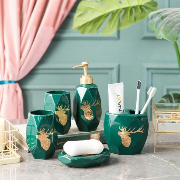 bath accessory set 5pcs/set ceramic wash bathroom accessories soap dispenser dish pump bottle mouthwash cup toothbrush stand washing tools
bath accessory set 5pcs/set ceramic wash bathroom accessories soap dispenser dish pump bottle mouthwash cup toothbrush stand washing tools