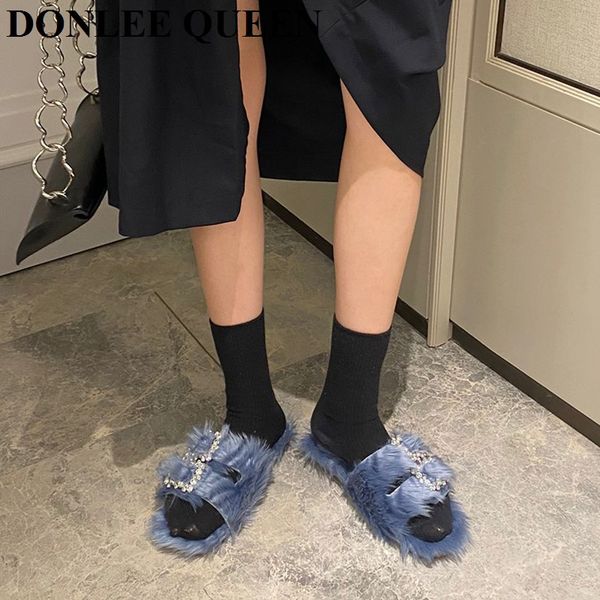 new fur slippers women slip on home slides warm plush winter shoes women flat casual flip flops brand outdoor slipper, Black
new fur slippers women slip on home slides warm plush winter shoes women flat casual flip flops brand outdoor slipper, Black