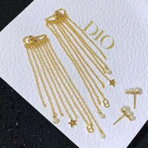 75% off outlet online pearl with design long autumn and 2021 dual use tassel earring factory 585b, Golden
75% off outlet online pearl with design long autumn and 2021 dual use tassel earring factory 585b, Golden