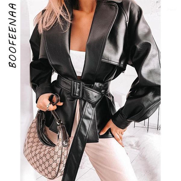 boofeenaa black long faux leather jackets women winter clothes vintage belted blazer biker motorcycle coat windbreaker c67-bb391
boofeenaa black long faux leather jackets women winter clothes vintage belted blazer biker motorcycle coat windbreaker c67-bb391