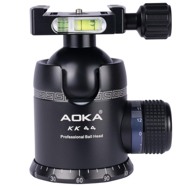 aoka ak-kk44 maximum load 40kgs aluminum alloy camera with quick release plate tripod ball head weight 490g
aoka ak-kk44 maximum load 40kgs aluminum alloy camera with quick release plate tripod ball head weight 490g