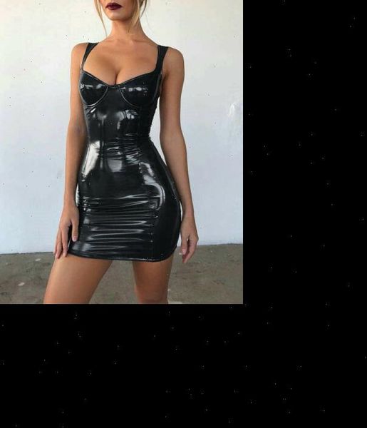 2021 fashion women dirndl latex faux leather bodycon evening party short black solid dresses mini, Black;gray
2021 fashion women dirndl latex faux leather bodycon evening party short black solid dresses mini, Black;gray