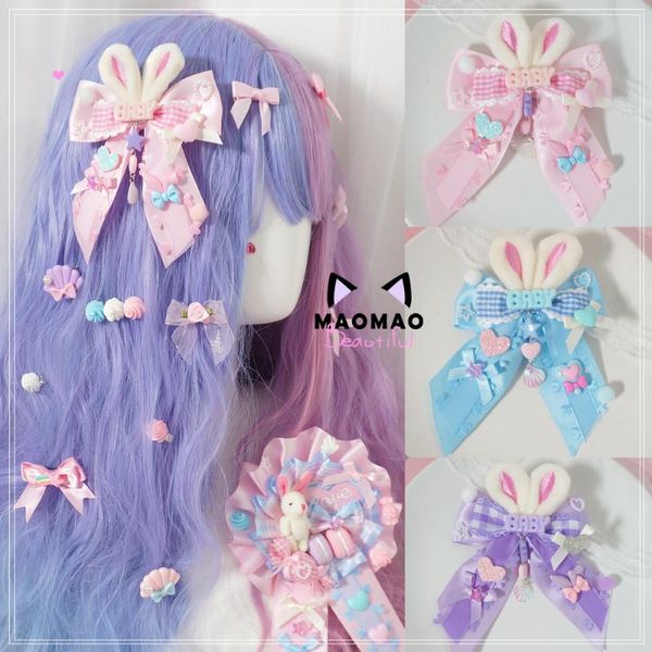 party masks sweet pink blue purple cute plush ears bow hair clip with lolita headdress soft sister kawaii brooch hairpin side
party masks sweet pink blue purple cute plush ears bow hair clip with lolita headdress soft sister kawaii brooch hairpin side