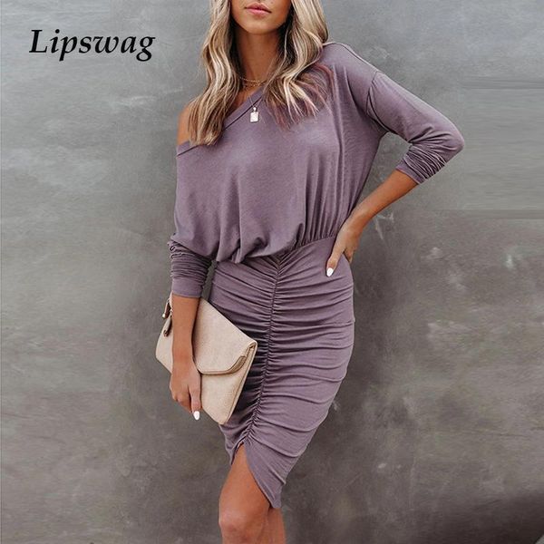 casual dresses autumn office lady elegant dress slim o-neck long sleeve irregular high waist solid party women fold bodycon, Black;gray
casual dresses autumn office lady elegant dress slim o-neck long sleeve irregular high waist solid party women fold bodycon, Black;gray