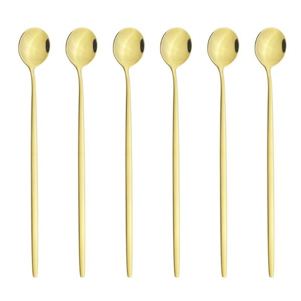 dinnerware sets 6pcs mirror stainless steel set long handle spoon tea dessert coffee ice cream spoons bar accessories tools
dinnerware sets 6pcs mirror stainless steel set long handle spoon tea dessert coffee ice cream spoons bar accessories tools
