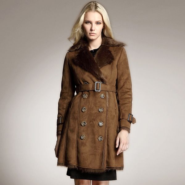 winter composite fur coats female europe double breasted was thin warm fur one warm imitation suede long coat wq2321, Black
winter composite fur coats female europe double breasted was thin warm fur one warm imitation suede long coat wq2321, Black