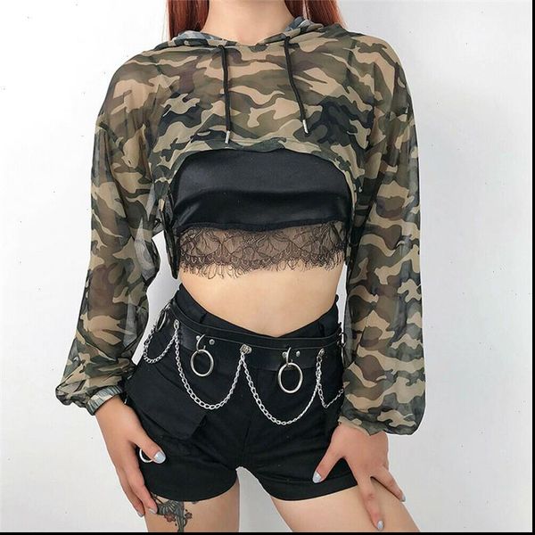 summer women fashion camouflage print blouse perspective see through crop bathing sunscreen beach casual style hooded coat, White
summer women fashion camouflage print blouse perspective see through crop bathing sunscreen beach casual style hooded coat, White