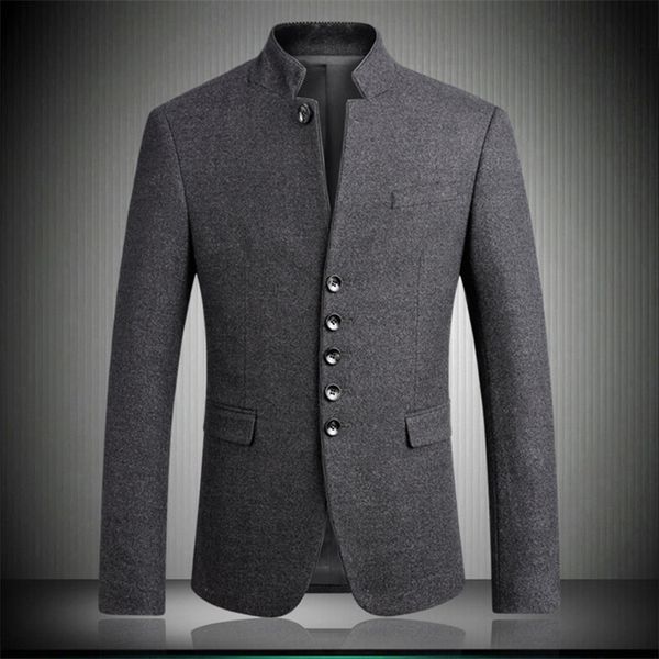 men blazers 2021 new woolen stand collar chinese tunic suits fashion gentleman slim fit party blazer gray m-3xl 6622 lm4z, White;black
men blazers 2021 new woolen stand collar chinese tunic suits fashion gentleman slim fit party blazer gray m-3xl 6622 lm4z, White;black