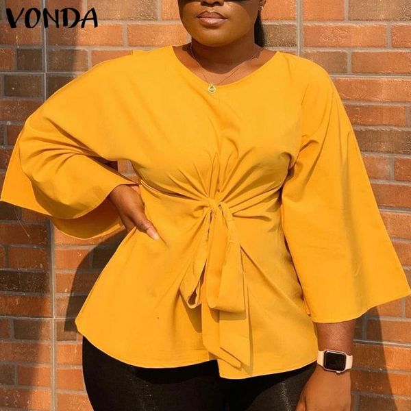 women's blouses & shirts casual women solid vonda 2021 3/4 sleeve o neck party blusas femininas loose elegant ol office oversized stre, White
women's blouses & shirts casual women solid vonda 2021 3/4 sleeve o neck party blusas femininas loose elegant ol office oversized stre, White