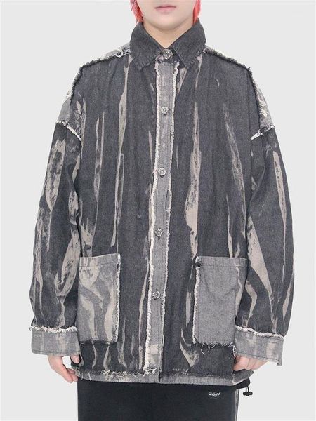 men's jackets denim jacket patchwork korean fashion high street hip hop gothic style aesthetic casual loose vintage coat trend, Black;brown
men's jackets denim jacket patchwork korean fashion high street hip hop gothic style aesthetic casual loose vintage coat trend, Black;brown