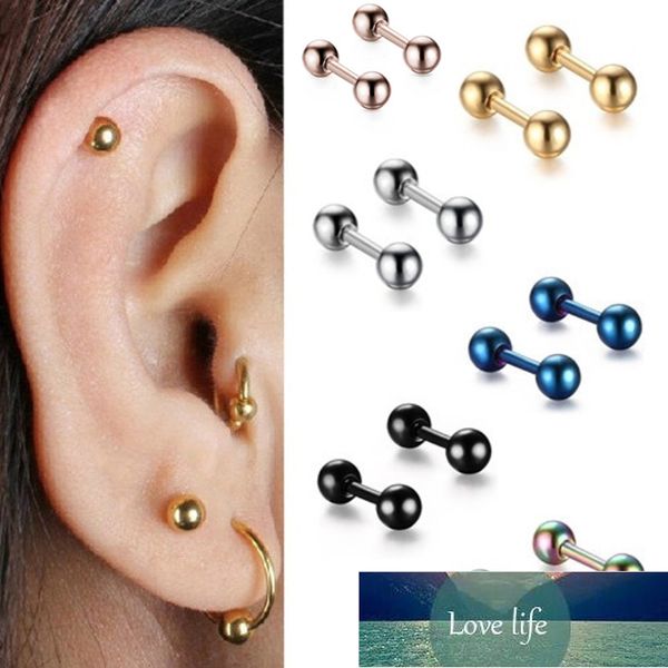 4mm simple titanium steel bean earrings mini dumbbell ball earrings screen spiral cartilage perforated ear jewelry factory price expert desi, Golden;silver
4mm simple titanium steel bean earrings mini dumbbell ball earrings screen spiral cartilage perforated ear jewelry factory price expert desi, Golden;silver