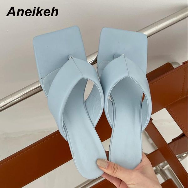 aneikeh 2021 women's shoes summer thin heels thong slippers pu concise outside shallow party flip-flopsted solid neutral casual, Black
aneikeh 2021 women's shoes summer thin heels thong slippers pu concise outside shallow party flip-flopsted solid neutral casual, Black
