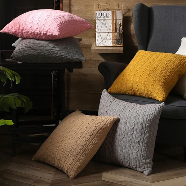 cushion/decorative pillow solid wist knit cushion cover decorative yellow grey khaki white soft for home sofa bed living room 45x45cm
cushion/decorative pillow solid wist knit cushion cover decorative yellow grey khaki white soft for home sofa bed living room 45x45cm