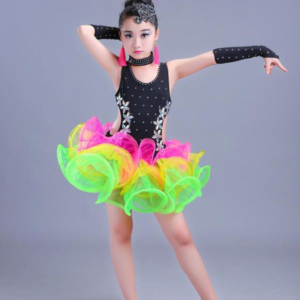 children jazz latin dance wear costumes girls sequined ballroom dancing dress kids performance salsa latin dance outfits, Black;red
children jazz latin dance wear costumes girls sequined ballroom dancing dress kids performance salsa latin dance outfits, Black;red