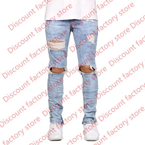 new fashion mens biker jeans spring knee holes ripped black blue patchwork trousers stylish streetwear for men
new fashion mens biker jeans spring knee holes ripped black blue patchwork trousers stylish streetwear for men