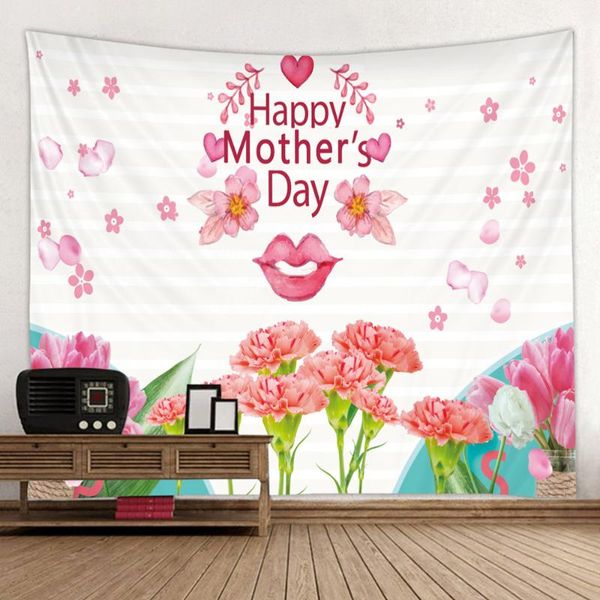 party decoration mother's day printed tapestry background hanging carpet creative wall ornament for bedroom living room - carnation (15
party decoration mother's day printed tapestry background hanging carpet creative wall ornament for bedroom living room - carnation (15