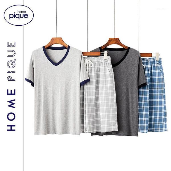 men's sleepwear schlafanzug pijama hombre verano v neck korean summer pajamas with shorts 2 piece pajama set mens lounge pants, Black;brown
men's sleepwear schlafanzug pijama hombre verano v neck korean summer pajamas with shorts 2 piece pajama set mens lounge pants, Black;brown
