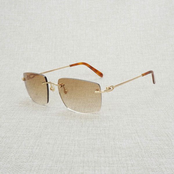 designer vintage rimless sunglasses men women metal frame square eyeglasses oversize shades oculos gafas for outdoor club accessories, White;black
designer vintage rimless sunglasses men women metal frame square eyeglasses oversize shades oculos gafas for outdoor club accessories, White;black