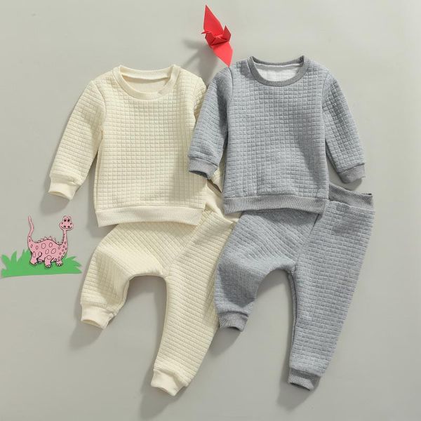 clothing sets kids autumn tracksuit solid color round-neck long sleeves t-shirt + elastic waist pants outfit for little girls boys 1-5 years, White
clothing sets kids autumn tracksuit solid color round-neck long sleeves t-shirt + elastic waist pants outfit for little girls boys 1-5 years, White