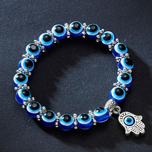 charm bracelets fashion silver color blue eyes tima's hand bracelet wishing handmade ethnic style jewelry, Golden;silver
charm bracelets fashion silver color blue eyes tima's hand bracelet wishing handmade ethnic style jewelry, Golden;silver