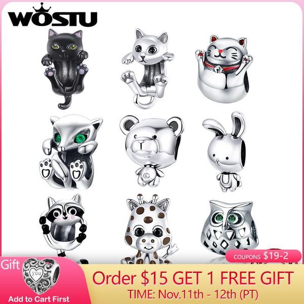 other wostu authentic 925 sterling silver little raccoon charms pendant fit bracelets women fashion diy jewelry gift making
other wostu authentic 925 sterling silver little raccoon charms pendant fit bracelets women fashion diy jewelry gift making