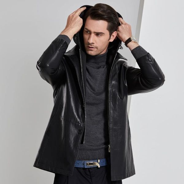 men's leather & faux 2021 men clothing winter jackets hooded fur inside ecological chaqueta hombre, big m-3xl, Black
men's leather & faux 2021 men clothing winter jackets hooded fur inside ecological chaqueta hombre, big m-3xl, Black