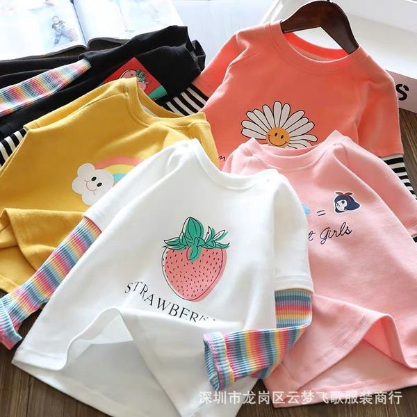 children's boys 2021 t-shirt korean spring and new girls cartoon long sleeve base shirt baby top, Black;white
children's boys 2021 t-shirt korean spring and new girls cartoon long sleeve base shirt baby top, Black;white