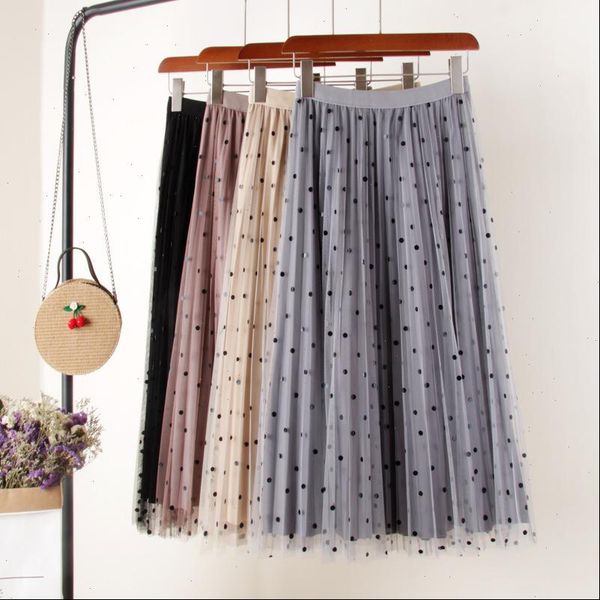 polka dot long tulle skirt women 2021 summer fashion a line high waist pleated maxi skirt female pink sun skirt, Black
polka dot long tulle skirt women 2021 summer fashion a line high waist pleated maxi skirt female pink sun skirt, Black