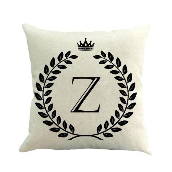 unique crown letter alphabet pattern cotton linen cushion cover decorative 45x45cm pillowcase chair pillow cover
unique crown letter alphabet pattern cotton linen cushion cover decorative 45x45cm pillowcase chair pillow cover