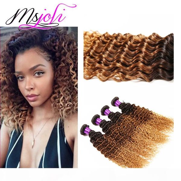 selling 9a brazilian virgin hair weave deep wave three tones human unprocessed hair bundles extension weft t1b-4-30 ombre color four pcs, Black
selling 9a brazilian virgin hair weave deep wave three tones human unprocessed hair bundles extension weft t1b-4-30 ombre color four pcs, Black