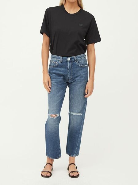 women's jeans women 2021 spring and summer ladies high waist 100% cotton denim trousers, Blue
women's jeans women 2021 spring and summer ladies high waist 100% cotton denim trousers, Blue