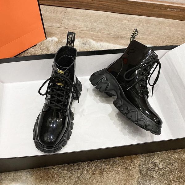 boots brand women's shoes rubber lace up summer booties flat heel round toe boots-women fashion rain rock autumn med1, Black
boots brand women's shoes rubber lace up summer booties flat heel round toe boots-women fashion rain rock autumn med1, Black