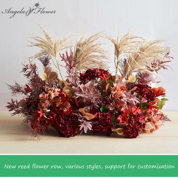 decorative flowers & wreaths custom luxury silk artificial flower row wedding props t stage party church arch decor layout high reed grass a
decorative flowers & wreaths custom luxury silk artificial flower row wedding props t stage party church arch decor layout high reed grass a