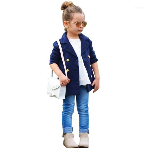 autumn winter fashion toddler kids girls clothes coat overcoat navy blue long sleeve outwear ds201, Blue;gray
autumn winter fashion toddler kids girls clothes coat overcoat navy blue long sleeve outwear ds201, Blue;gray