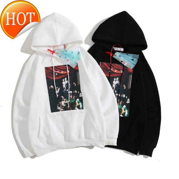autumn new winter 21ss off virgin oil painting print hooded plush couple sweater, Black
autumn new winter 21ss off virgin oil painting print hooded plush couple sweater, Black