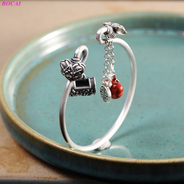 2021 new solide s990 sterling bangle thai sier craft jewelry handmade good luck bracelet southrutile women's hand accessories tv2j, Black
2021 new solide s990 sterling bangle thai sier craft jewelry handmade good luck bracelet southrutile women's hand accessories tv2j, Black