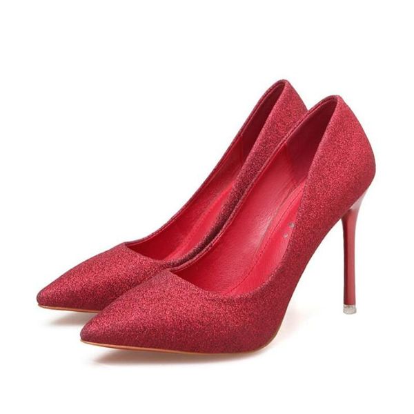 dress shoes red wedding pumps women shallow high heels woman stiletto pointed toe female party office lady, Black
dress shoes red wedding pumps women shallow high heels woman stiletto pointed toe female party office lady, Black
