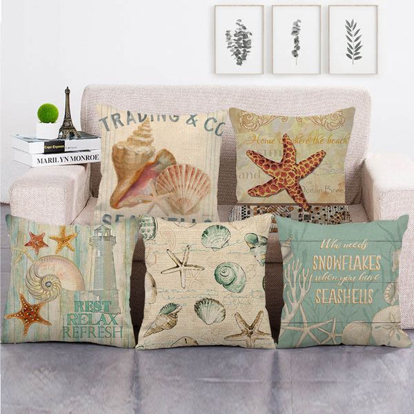 45cm*45cm retro starfish and shall design throw cushion cover linen/cotton sofa pillow cover decorative pillow case
45cm*45cm retro starfish and shall design throw cushion cover linen/cotton sofa pillow cover decorative pillow case