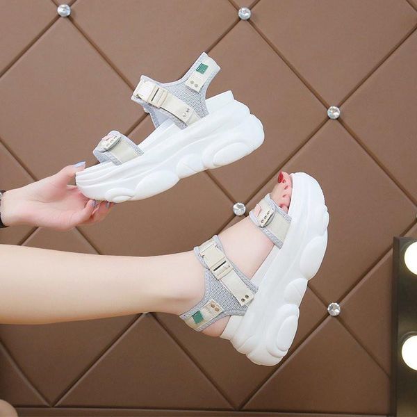 dress shoes summer women platform sandals fashion buckle design white 5.5cm increasing thick sole casual female 35-40, Black
dress shoes summer women platform sandals fashion buckle design white 5.5cm increasing thick sole casual female 35-40, Black