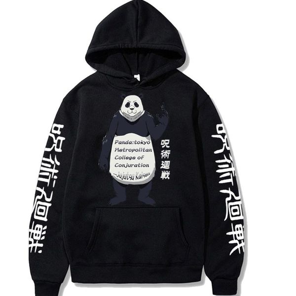 men's hoodies & sweatshirts anime jujutsu kaisen panda loog sleeve street style kawaii hooded casual hoodie sweatshirt, Black
men's hoodies & sweatshirts anime jujutsu kaisen panda loog sleeve street style kawaii hooded casual hoodie sweatshirt, Black