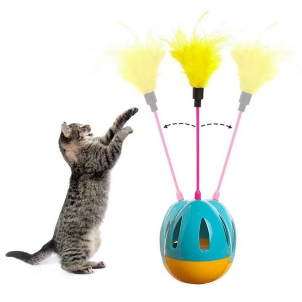 cat toys 1pc toy creative tumbler with feather interactive teaser for kitten pet training supplies blue green red
cat toys 1pc toy creative tumbler with feather interactive teaser for kitten pet training supplies blue green red