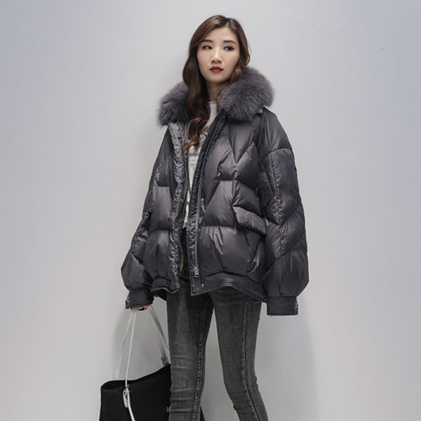 2021 new real fox fur white duck jacket female thick warm good quality winter coat women loose down parka meex, Black
2021 new real fox fur white duck jacket female thick warm good quality winter coat women loose down parka meex, Black