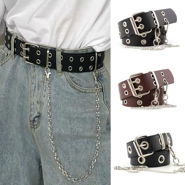 belts fashion alloy ladies belt luxury pin buckle jeans men retro punk chain simple metal trend decoration, Black;brown
belts fashion alloy ladies belt luxury pin buckle jeans men retro punk chain simple metal trend decoration, Black;brown