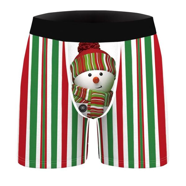 underpants boxer men mid-waist breathable comfortable briefs men's christmas print stretch slim male panties, Black;white
underpants boxer men mid-waist breathable comfortable briefs men's christmas print stretch slim male panties, Black;white