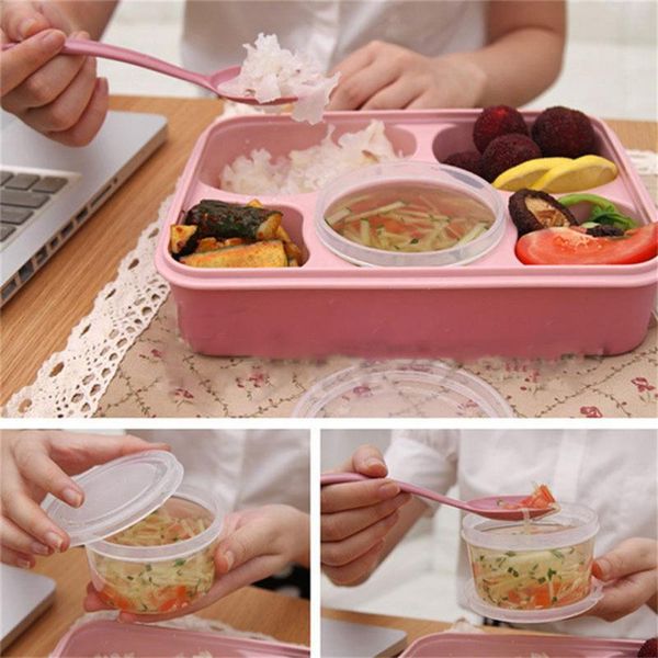 dinnerware sets the portable five-point grid lunch box microwave fruit storage outdoor picnic
dinnerware sets the portable five-point grid lunch box microwave fruit storage outdoor picnic