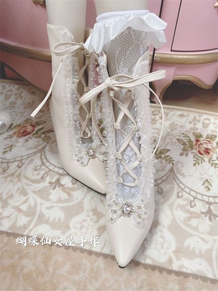 vintage booties lace up stiletto high heels seven in sweet lady loli short boots french princess lolita shoes feminine 4rfg, Black
vintage booties lace up stiletto high heels seven in sweet lady loli short boots french princess lolita shoes feminine 4rfg, Black