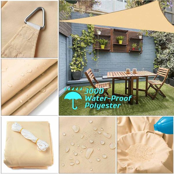 shade 300d waterproof sun-shelter sun sail outdoor garden terrace canopy swimming yard beach car awning beige
shade 300d waterproof sun-shelter sun sail outdoor garden terrace canopy swimming yard beach car awning beige